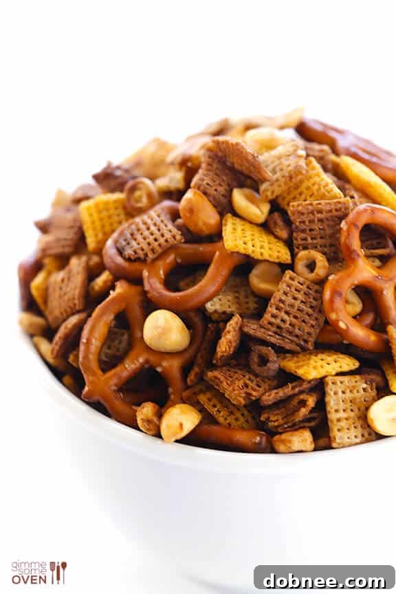 Delicious and Crunchy Slow Cooker Chex Mix