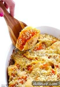 Butternut Squash Alfredo Stuffed Shells