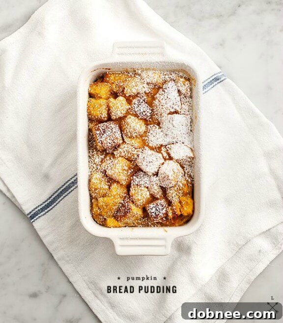 Pumpkin Bread Pudding | loveandlemons.com