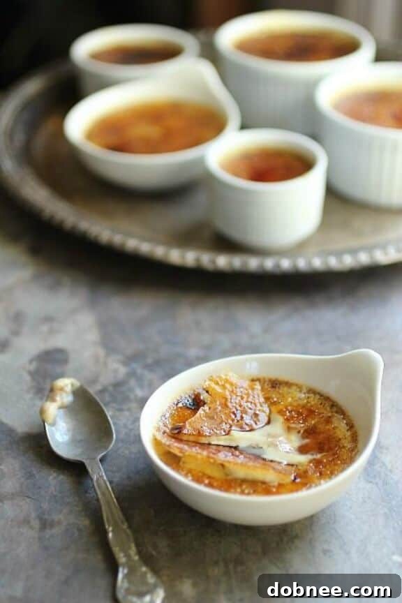 Pumpkin Creme Brûlée with White Chocolate | foodnessgracious.com