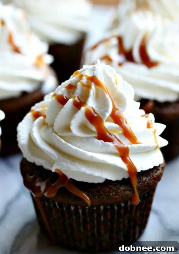 Pumpkin Spice Latte Cupcakes | tablefortwoblog.com