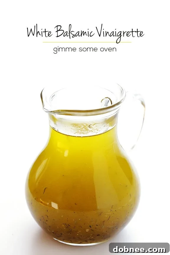 White Balsamic Vinaigrette | gimmesomeoven.com #vegan #glutenfree