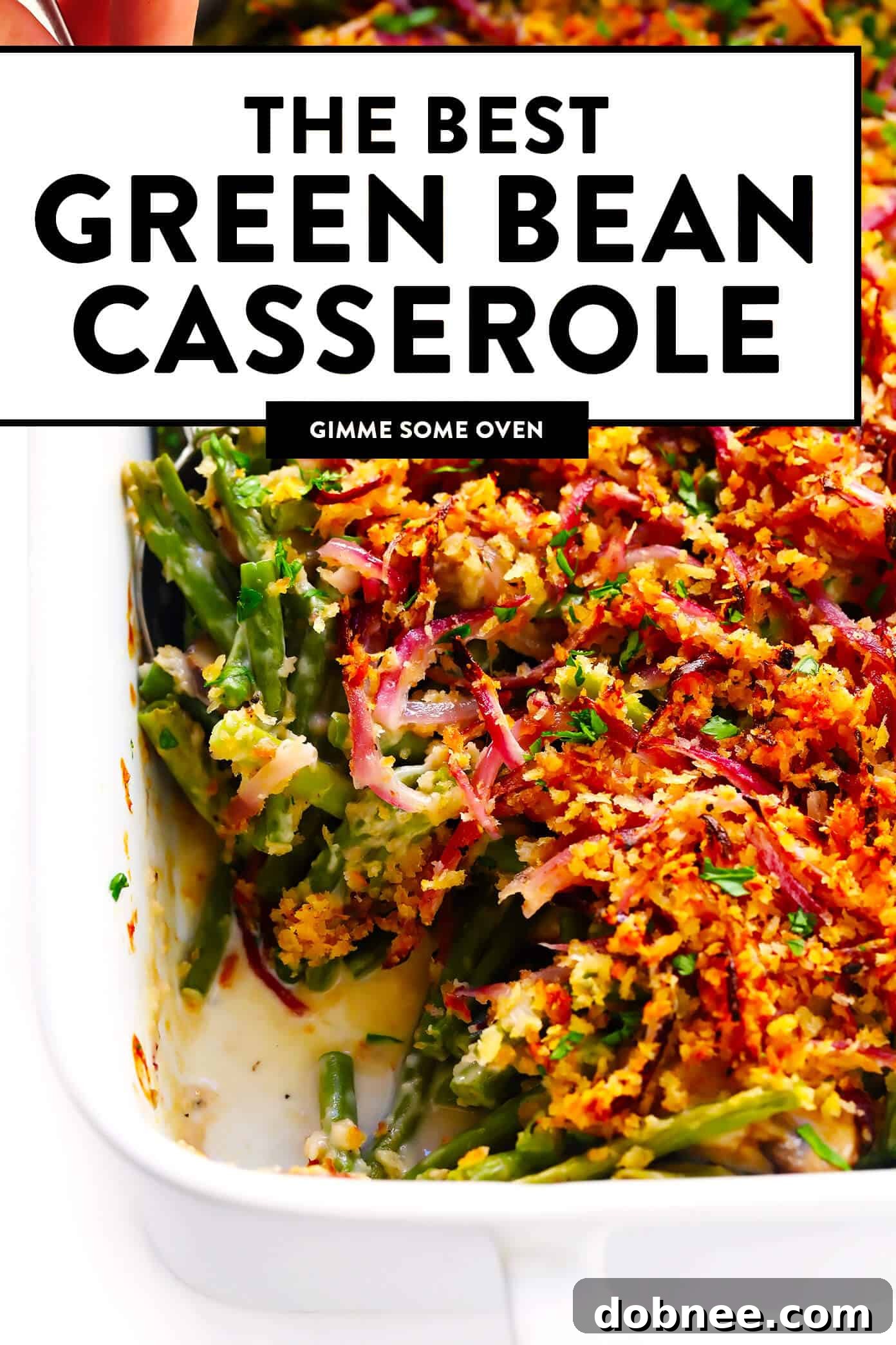 The BEST Green Bean Casserole