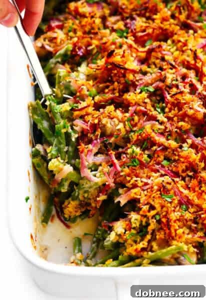 Healthy Green Bean Casserole Recipe