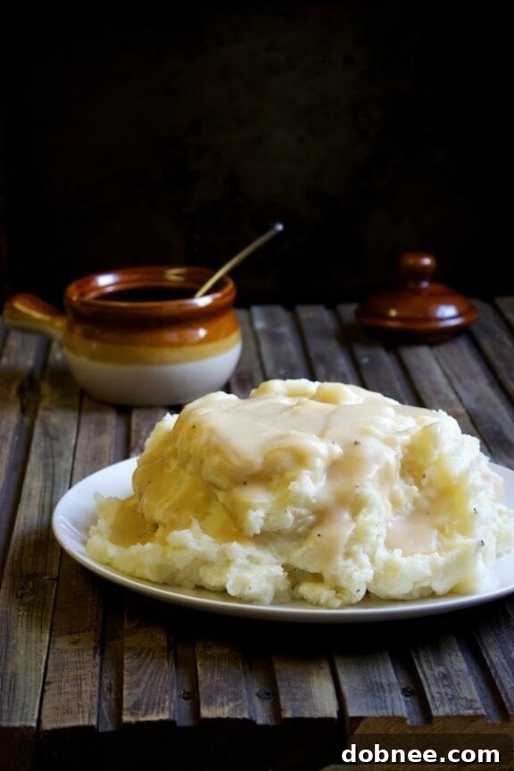 Perfect Mashed Potatoes & Gravy - The Quintessential Thanksgiving Comfort Food