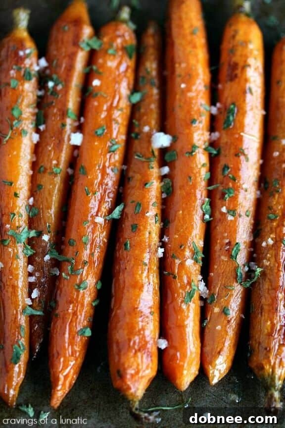 Balsamic Roasted Baby Carrots - Sweet, Tangy, and Visually Appealing
