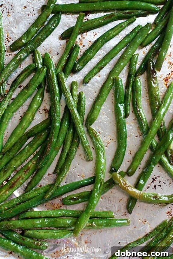 Roasted Parmesan Green Beans - A Simple and Elegant Vegetable Side