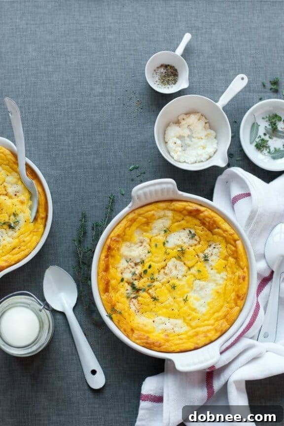 Sweet Potato, Parsnip & Celeriac Pudding - Earthy and Comforting Root Vegetable Blend