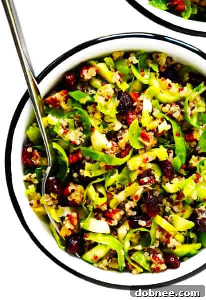 Brussels Sprouts, Cranberry and Quinoa Salad Recipe