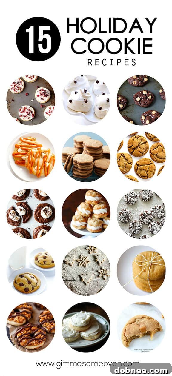 15 Holiday Cookie Recipes -- a delicious collection of crowd-pleasing recipes from food bloggers | gimmesomeoven.com