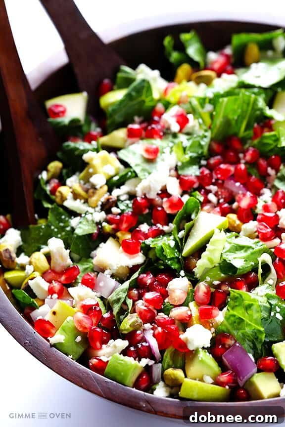 Pomegranate Pear Avocado Salad: A vibrant, flavorful, and healthy choice for any occasion, especially festive gatherings.
