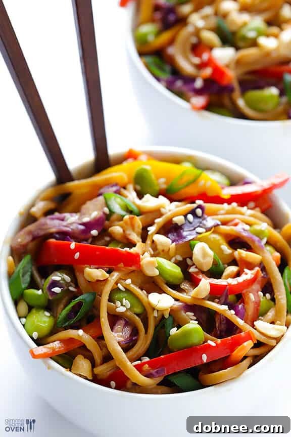 Rainbow Peanut Noodles 10