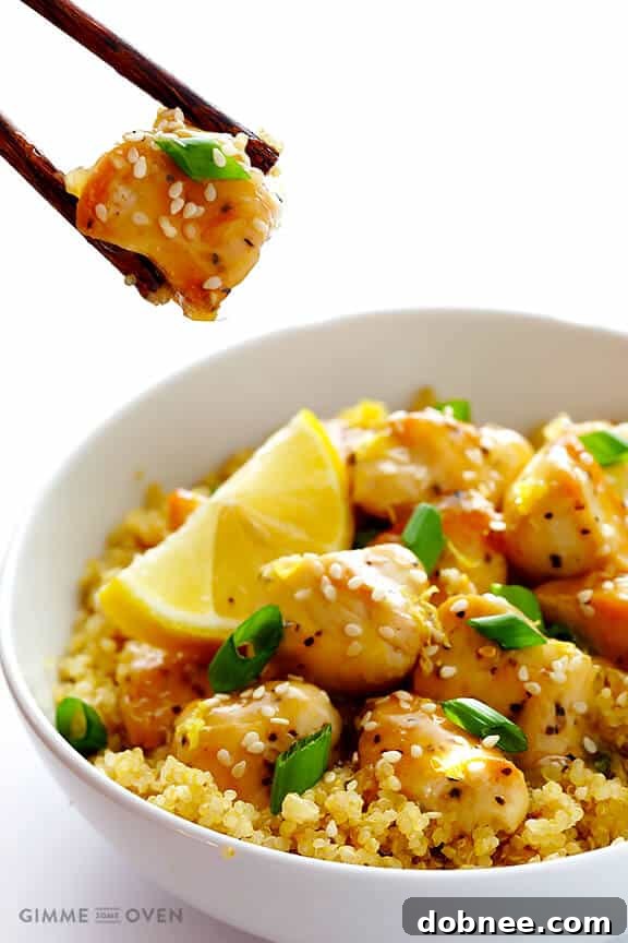 Healthy Honey Lemon Chicken Recipe