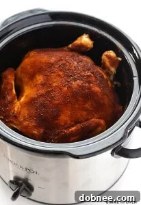 Slow Cooker Rotisserie Chicken for easy meal prep