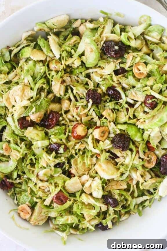 Shaved Brussels Sprouts with a Maple-Balsamic Vinaigrette