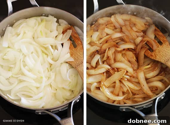 How To Make Caramelized Onions -- a step-by-step tutorial | gimmesomeoven.com