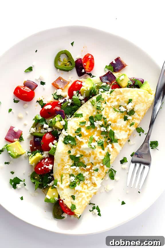Easy Mexican Omelet - Quick, delicious, and perfect for breakfast!