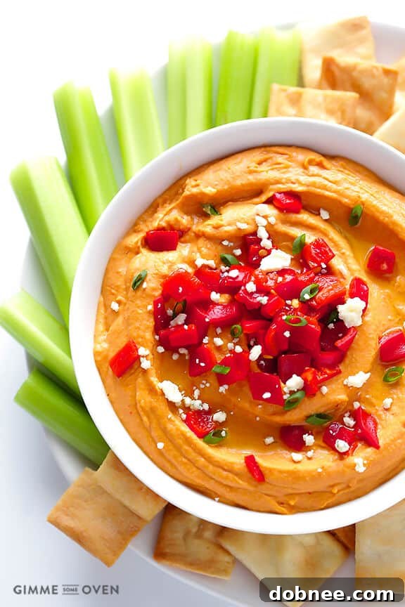 Creamy and Spicy Buffalo Hummus - A Game Changer for Appetizers!