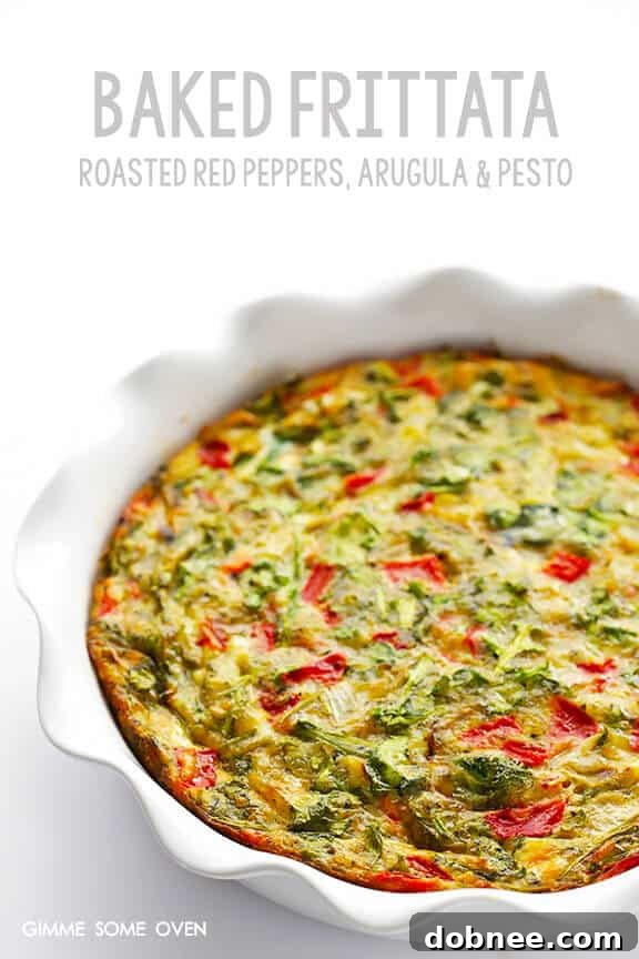 A beautifully plated slice of Baked Frittata, ready to be enjoyed, highlighting its fresh ingredients.