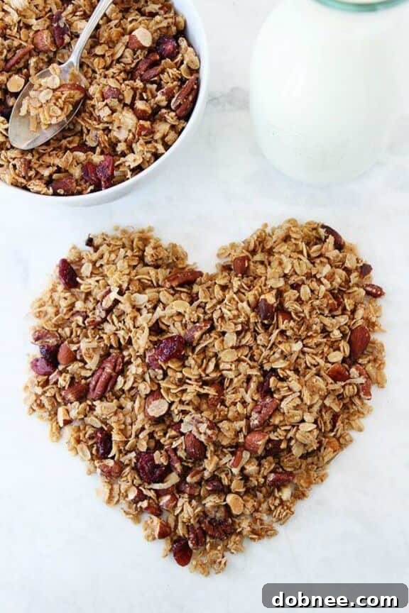 Brown Butter Maple Granola | twopeasandtheirpod.com