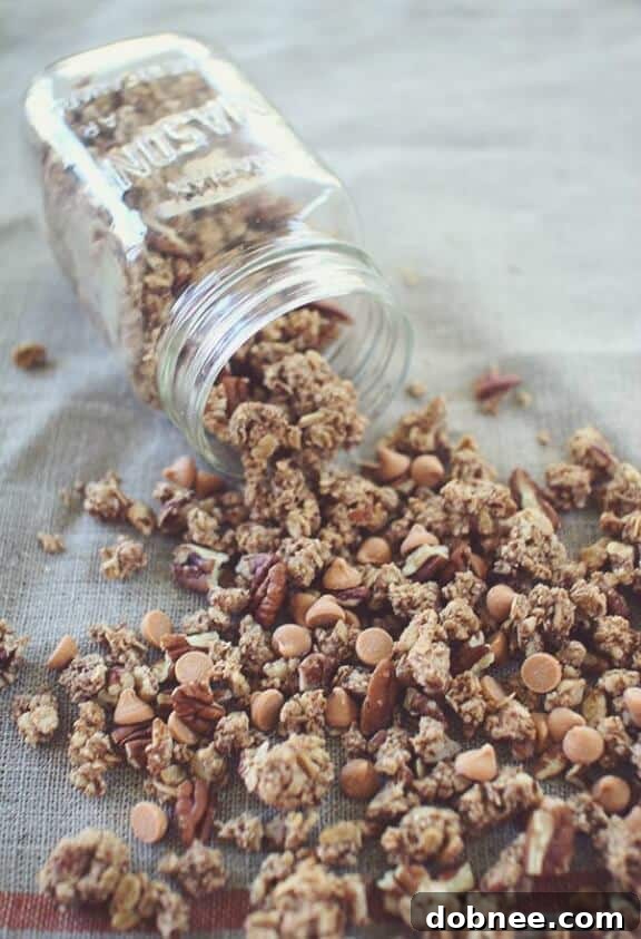Pecan Pie Granola | dashingdish.com