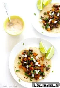 Butternut Squash and Mushroom Tacos