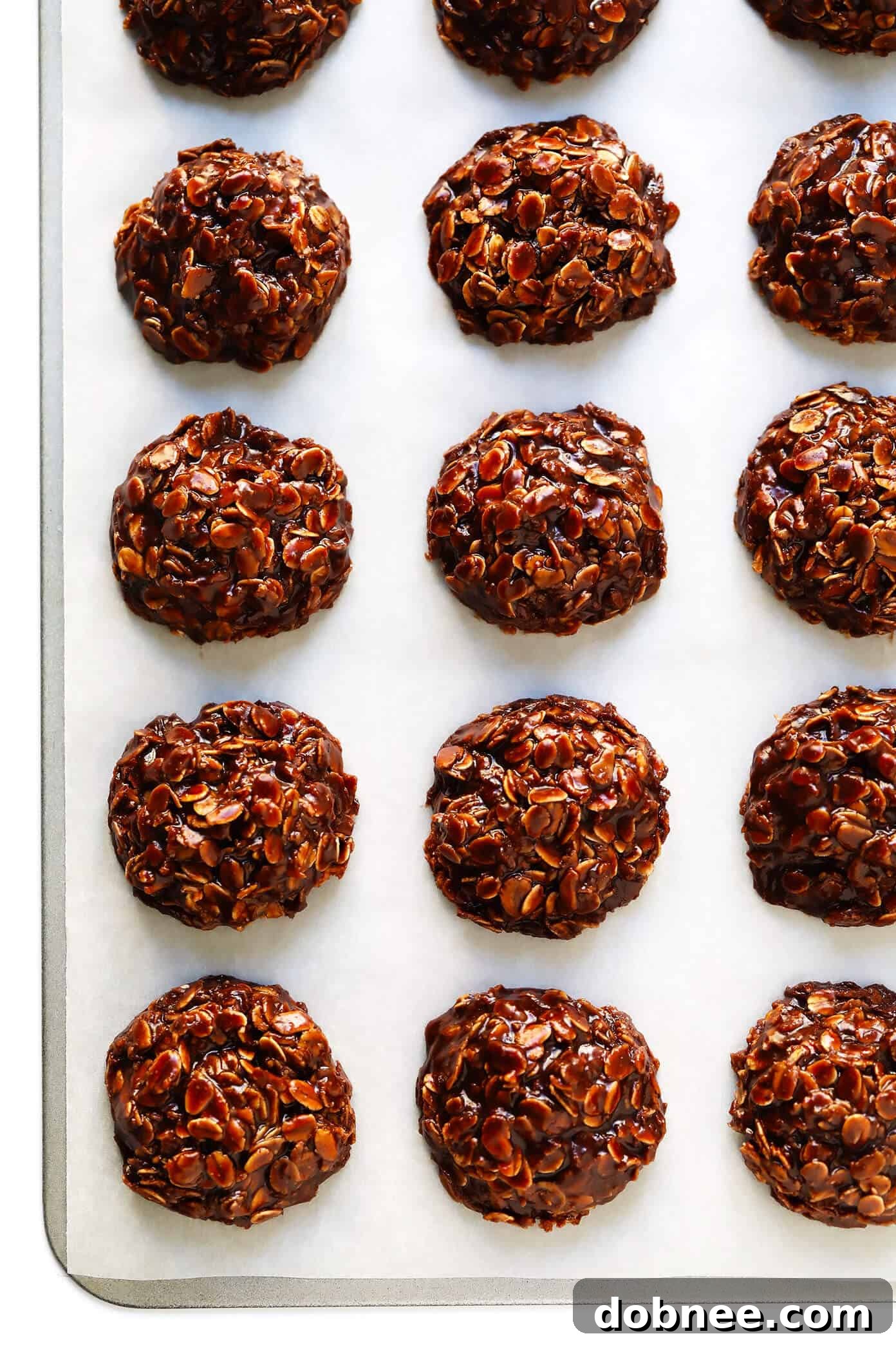 Classic Chocolate Peanut Butter No-Bake Cookies