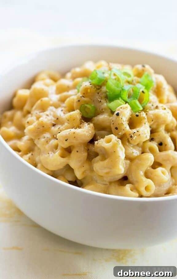 Healthy Stovetop Mac and Cheese - a quick and wholesome version of the ultimate comfort food