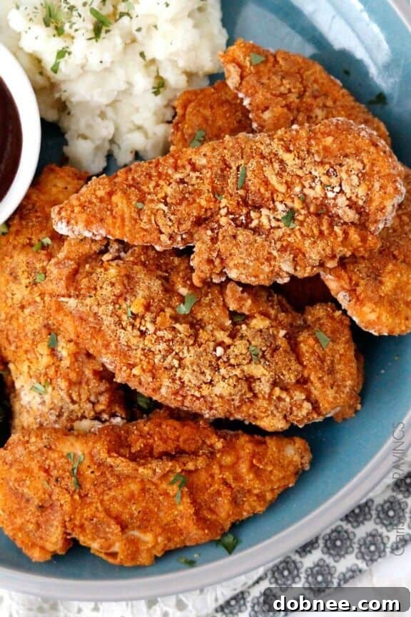 Best Baked "Fried" Chicken - crispy and juicy chicken without the deep frying
