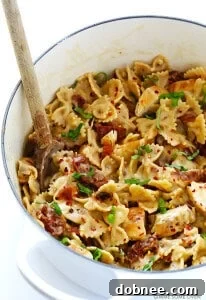 Creamy Pasta with Chicken and Sun-Dried Tomatoes