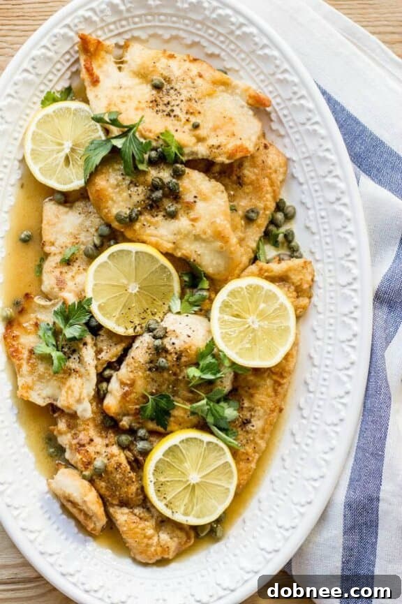 Chicken Piccata from The Clever Carrot.