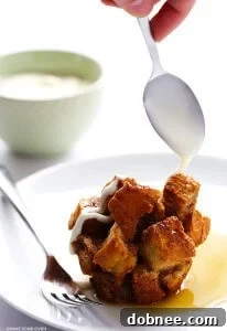 French Toast Cups with Whiskey Cream Cheese Glaze