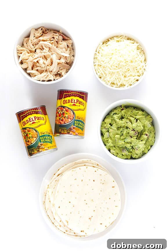 Effortless 5-Ingredient Chicken Guacamole Taquitos 3 Five Key Ingredients for Easy Chicken Guacamole Taquitos