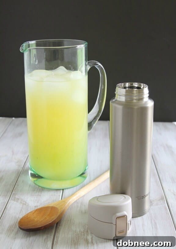 Homemade Sports Drink recipe for workout hydration.