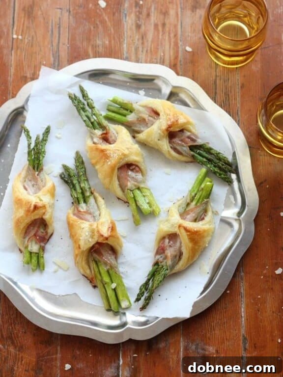 Asparagus, Pancetta and Puff Pastry Bundles | completelydelicious.com