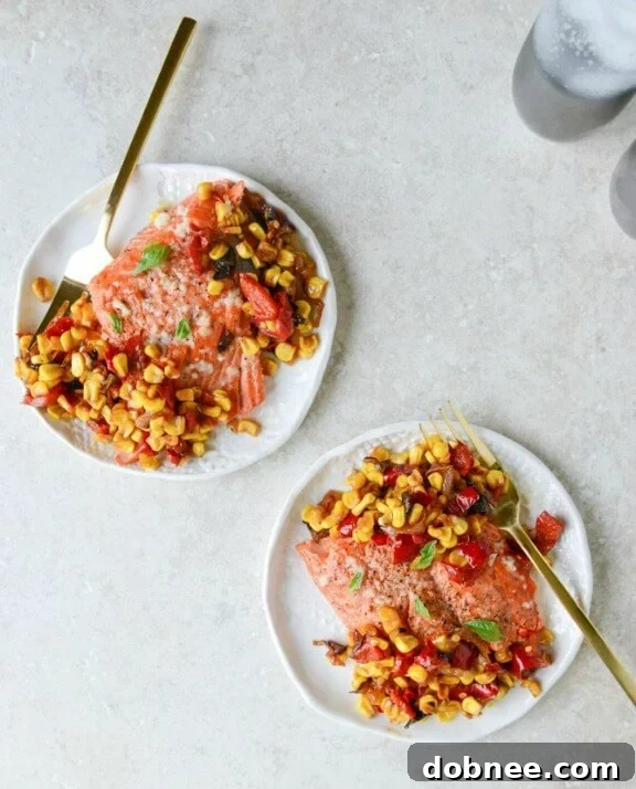Garlic Butter Salmon with Caramelized Shallot Relish