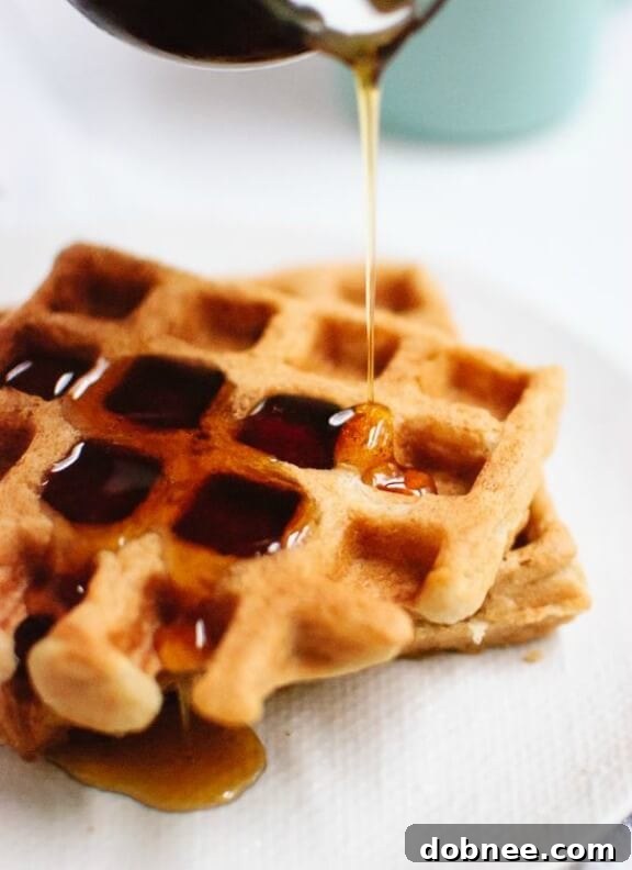 Easy Gluten Free Oat Waffles | cookieandkate.com