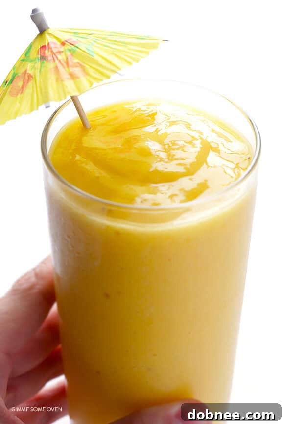 Five-Minute Paradise Blend 5 5-Ingredient Tropical Smoothie | gimmesomeoven.com
