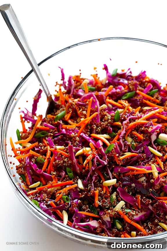Delicious and Easy Asian Quinoa Salad - A healthy, protein-rich, and vibrant meal perfect for any occasion.