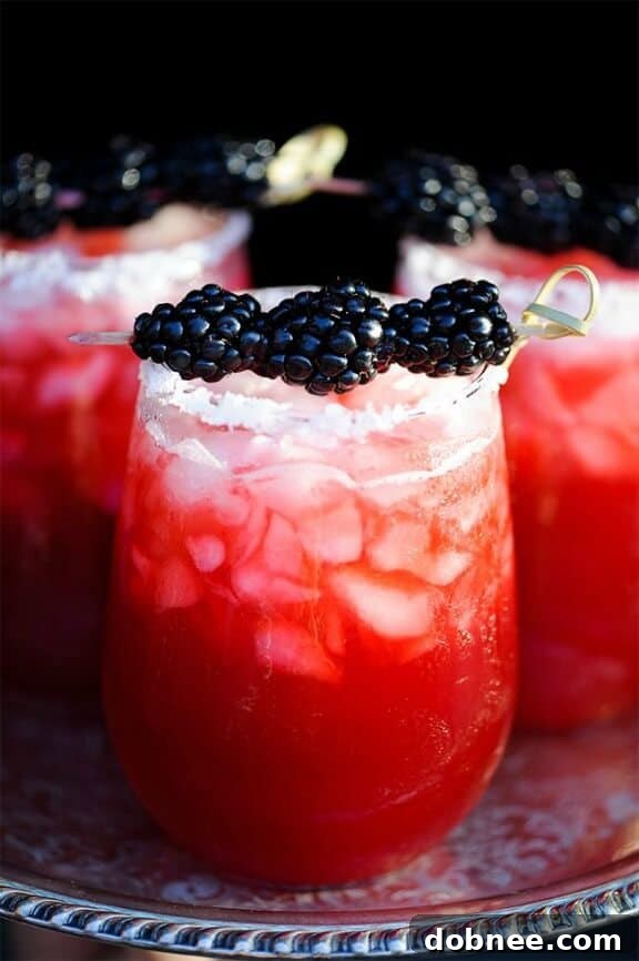 Blackberry Margarita - Rich, Fruity, and Deeply Flavorful