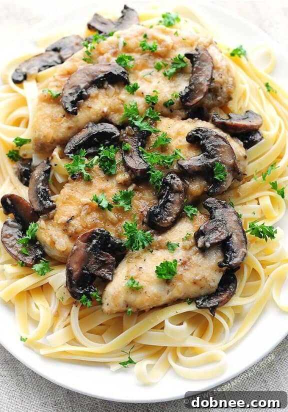 Classic Chicken Marsala - an iconic Italian chicken breast recipe