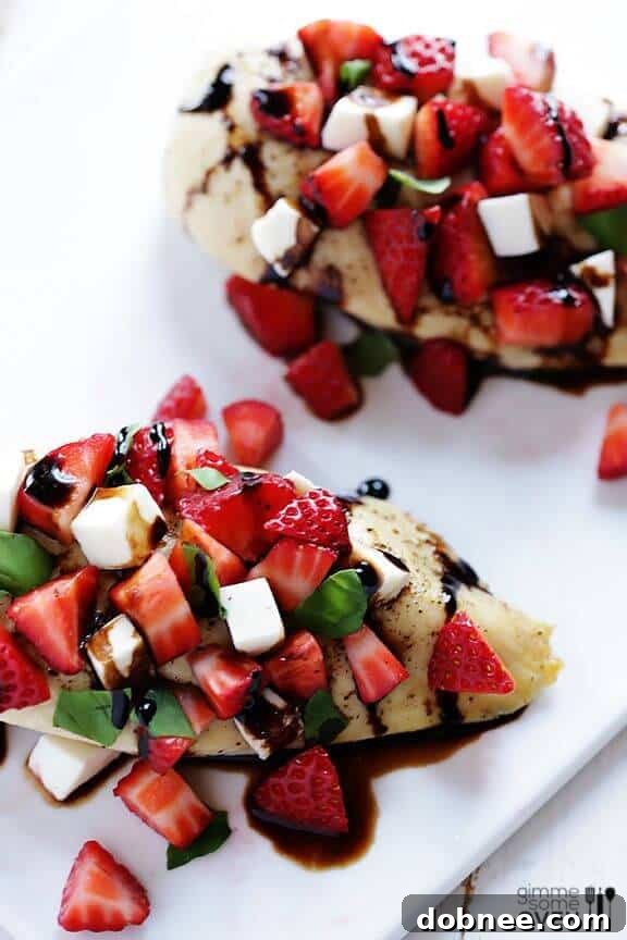 Strawberry Balsamic Chicken - sweet and savory summer chicken recipe