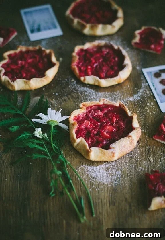Adorable Mini Strawberry Galettes Recipe by Call Me Cupcake