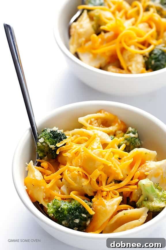 Broccoli Cheddar Chicken Mac and Cheese Recipe | gimmesomeoven.com