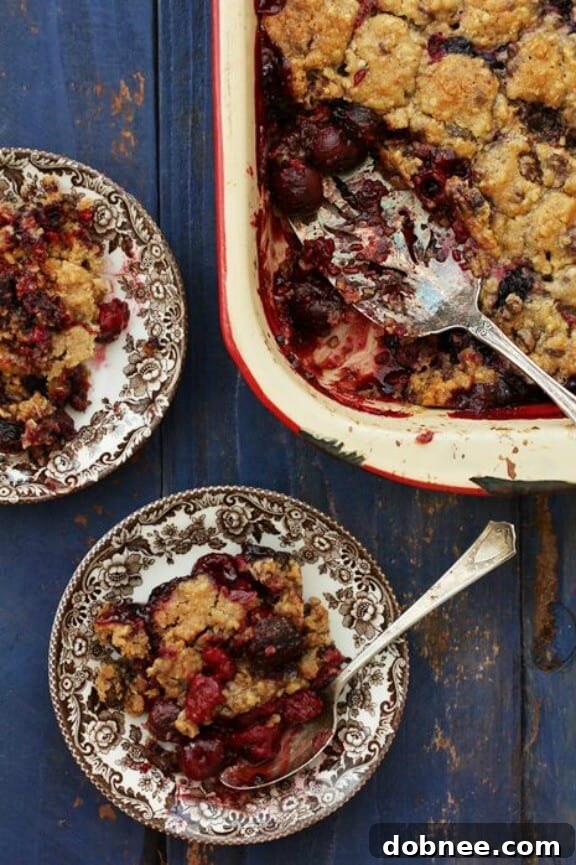 Mixed Berry Crumble Recipe from Bakers Royale