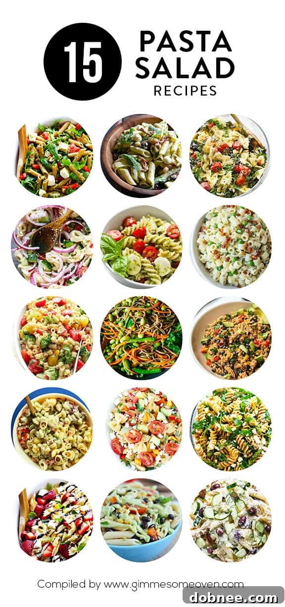 Delicious and fresh pasta salad recipes perfect for summer gatherings, BBQs, and picnics
