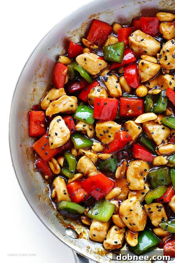 The secret to the best homemade Kung Pao Chicken lies in its perfectly balanced sweet, savory, and spicy sauce, made with natural ingredients.