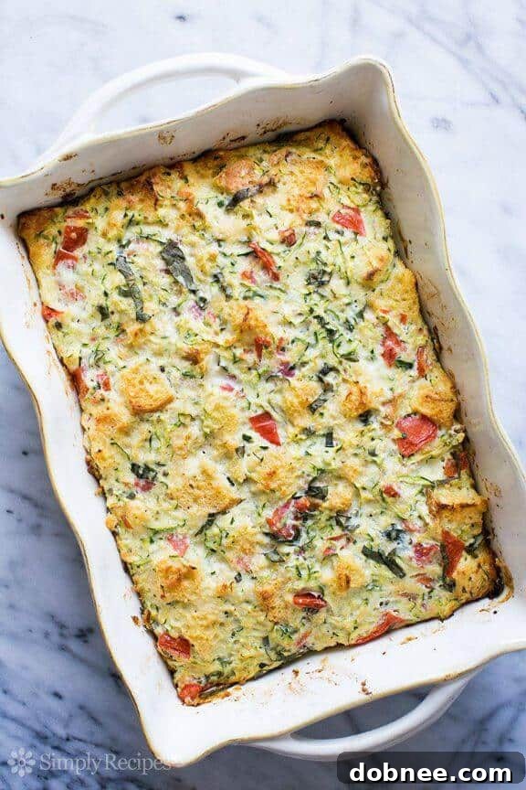 Hearty Zucchini Breakfast Casserole to start your day right