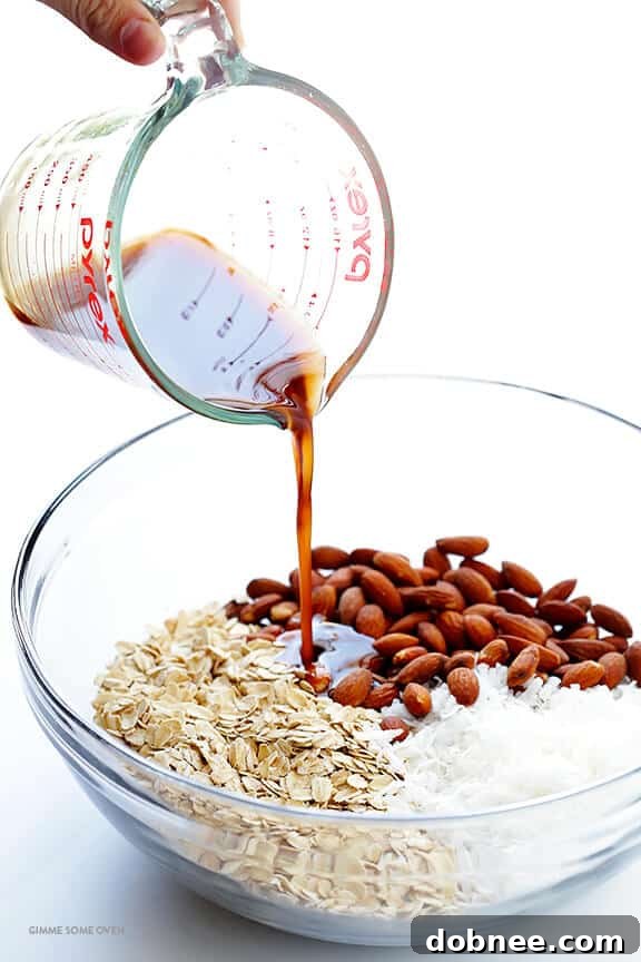 Blue Diamond Almonds, an essential ingredient for this protein-rich granola recipe.