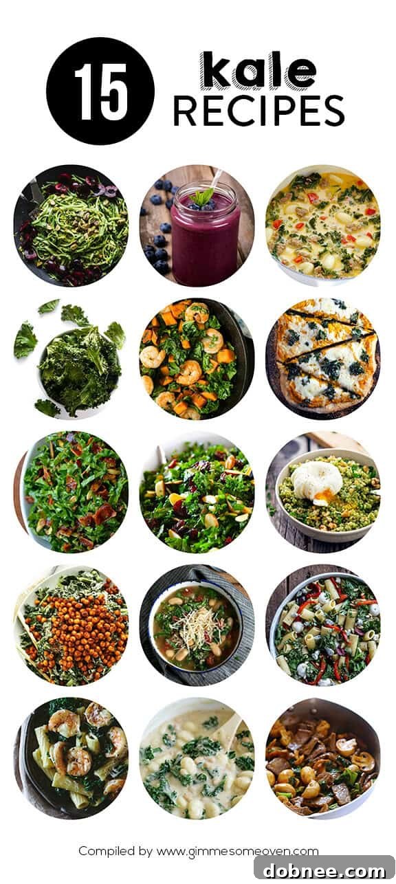 A delicious collection of 15 kale recipes from food bloggers | gimmesomeoven.com